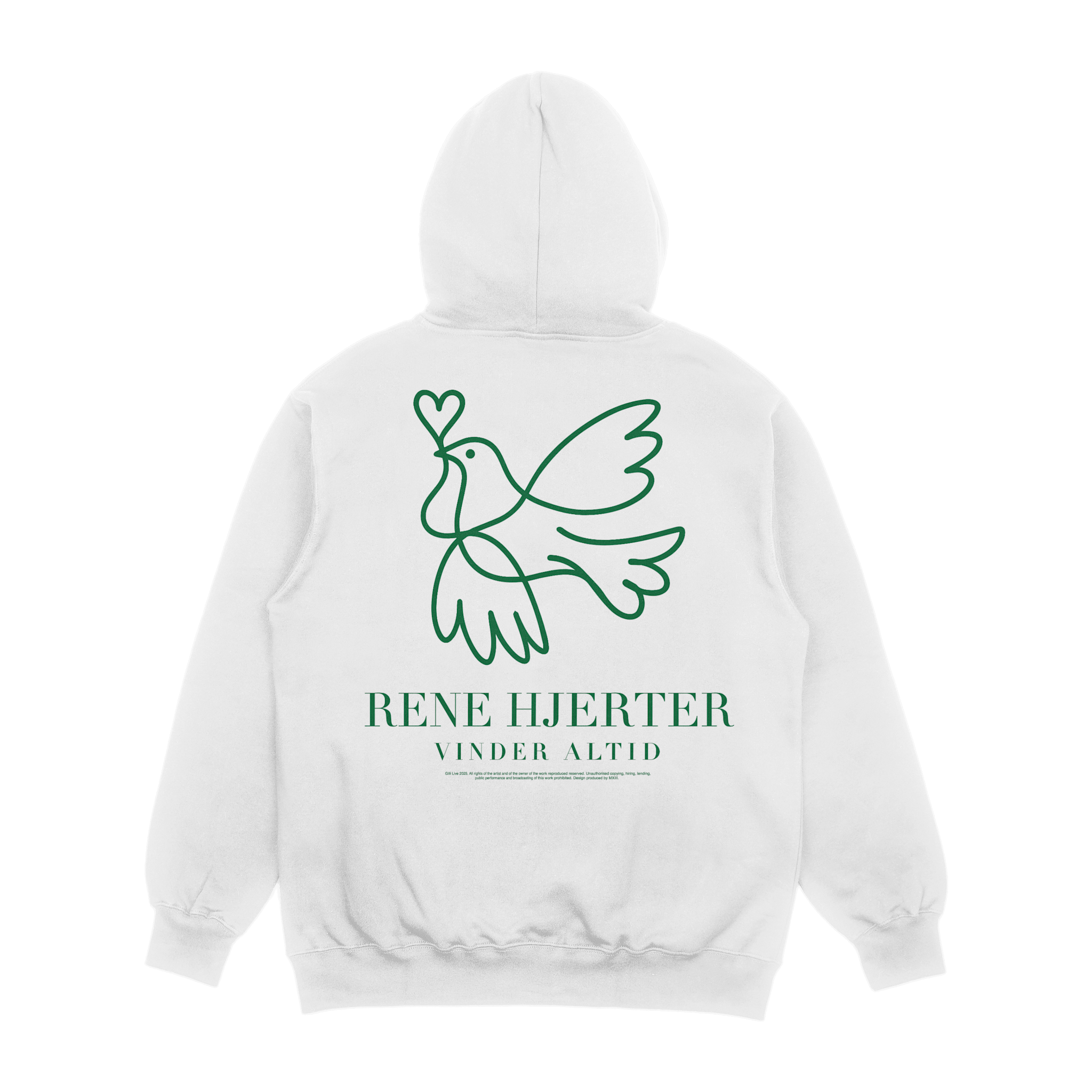 RENE HJERTER HOODIE